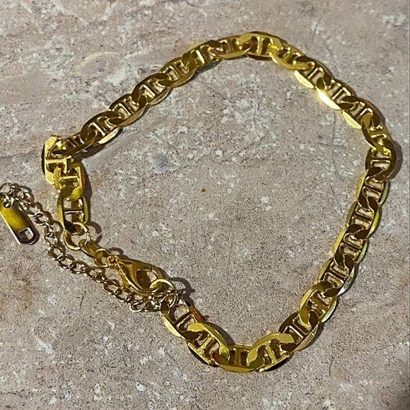 Mariner Gold Plated Chain Link Bracelet - Picture 3 of 6